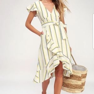 Flirty summer striped dress Coralie by J.O.A.
